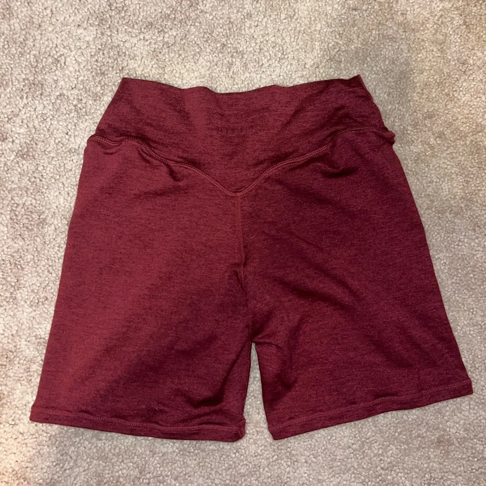P'tula Maroon Bike Shorts - Picture 2 of 4